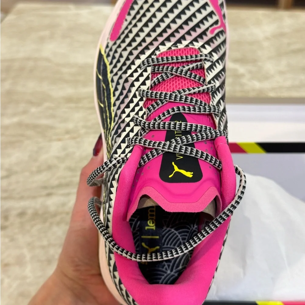 PUMA Womens Lemlem X Velocity Nitro 2 Running Sneakers Shoes